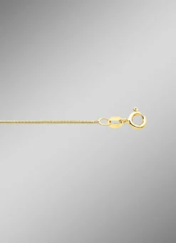 Vergoldete Schlangenkette aus Silber