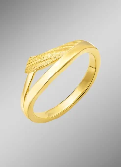 Vergoldeter Damenring aus Silber