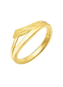 Vergoldeter Damenring aus Silber