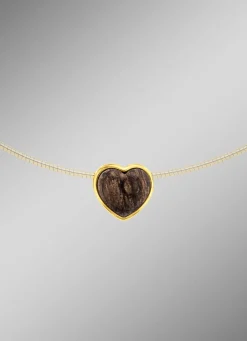 Vergoldeter Herz-Anhänger