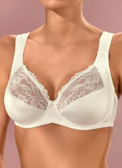 Viania Zweierpack Bügel-BH mit Elastikspitze