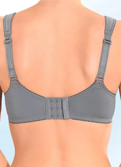 Viania Zweierpack Bügel-BH mit Elastikspitze