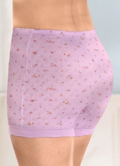 Viererpack Schlüpfer mit feinerm Ajour-Dessin