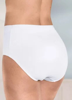 Viererpack Slips mit dekorativem Elastikbund