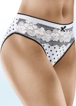 Viererpack Slips mit Elastikspitze