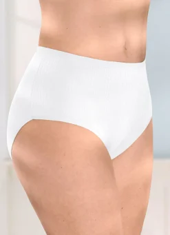 Viererpack Slips mit Rippenstruktur