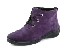 Waldläufer, bequeme Damen-Boots, Winterschuhe, Weite H, mit herausnehmbarem Fußbett