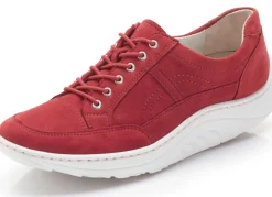 Waldläufer, bequeme Damen-Schnürschuhe, Weite H, Sohle mit Abrollfunktion