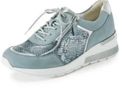 Waldläufer, bequeme Damen-Schnürschuhe, Weite H, mit herausnehmbarem Fußbett