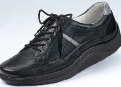 Waldläufer, bequeme Damen-Schnürschuhe, Weite H, Sohle mit Abrollfunktion