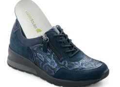 Waldläufer, bequeme Damen-Schnürschuhe, Weite H, mit herausnehmbarem Fußbett