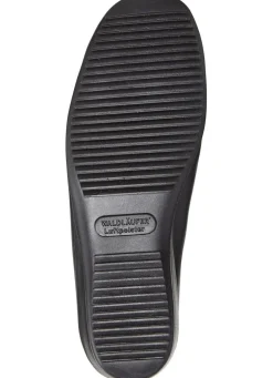 Waldläufer, bequeme Damen-Slipper, Weite H, mit herausnehmbarem Fußbett