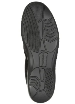 Waldläufer, bequeme Damen-Slipper, Weite K, mit herausnehmbarem Fußbett