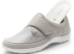 Waldläufer, bequeme Damen-Slipper, Weite H, mit herausnehmbarem Fußbett