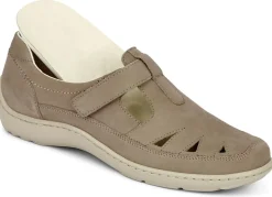 Waldläufer, bequeme Damen-Slipper, Weite H, mit herausnehmbarem Fußbett