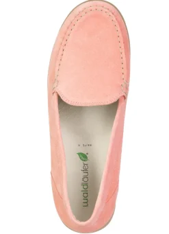 Waldläufer, bequeme Damen-Slipper, Weite H, mit herausnehmbarem Fußbett