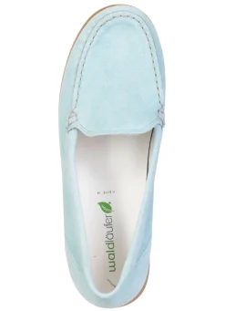 Waldläufer, bequeme Damen-Slipper, Weite H, mit herausnehmbarem Fußbett