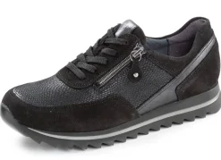 Waldläufer, bequeme Damen-Sneaker, Weite H, mit herausnehmbarem Fußbett