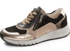 Waldläufer, bequeme Damen-Sneaker, Weite H, mit herausnehmbarem Fußbett