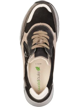 Waldläufer, bequeme Damen-Sneaker, Weite H, mit herausnehmbarem Fußbett