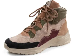 Waldläufer, bequeme Damen-Stiefeletten, Weite H, mit herausnehmbarem Fußbett