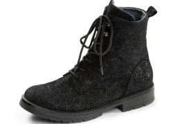 Waldläufer, bequeme Damen-Stiefeletten, Weite G, mit herausnehmbarem Fußbett