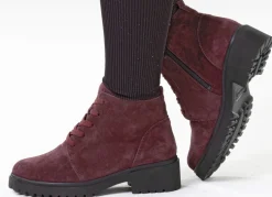 Waldläufer, bequeme Damen-Stiefeletten, Winterschuhe, Weite H, mit herausnehmbarem Fußbett