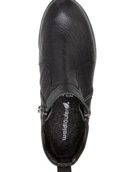 Waldläufer, bequeme Damen-Stiefeletten, Weite H, aus Hirschleder