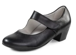 Waldläufer, elegante Damen-Pumps, Weite H, mit herausnehmbarem Fußbett