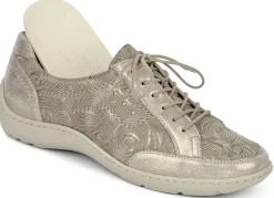 Waldläufer, elegante Damen-Schnürschuhe, Weite H, mit herausnehmbarem Fußbett