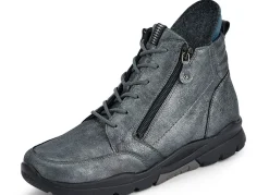 Waldläufer, gefütterte Damen-Stiefeletten, Winterschuhe, Weite H, mit herausnehmbarem Fußbett