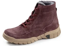 Waldläufer, gefütterte Damen-Stiefeletten, Winterschuhe, Weite H, mit herausnehmbarem Fußbett