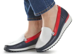 Waldläufer, klassische Damen-Slipper, Weite H, mit herausnehmbarem Fußbett