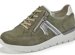 Waldläufer Schnürschuh aus interessantem Materialmix