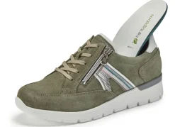 Waldläufer Schnürschuh aus interessantem Materialmix