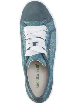 Waldläufer Schnür-Sneaker mit verspieltem Druck
