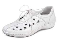 Waldläufer, sommerliche Damen-Schnürschuhe, Weite H, mit herausnehmbarem Fußbett