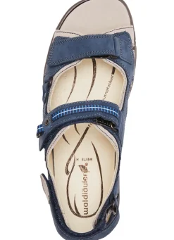 Waldläufer, sportliche Damen-Sandalen, Weite H, mit herausnehmbarem Fußbett