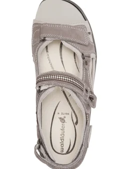 Waldläufer, sportliche Damen-Sandalen, Weite H, mit herausnehmbarem Fußbett