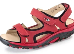 Waldläufer, sportliche Damen-Sandalen, Weite H, mit herausnehmbarem Fußbett