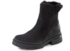 Waldläufer Stiefelette aus Rind-Nubukleder