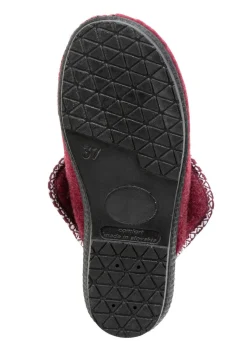 Warme Damen-Hausschuhe, Weite H, mit Wolle