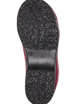 Warme Damen-Hausschuhe, Weite H, mit Reißverschluss