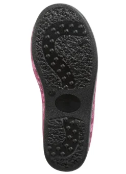 Warme Damen-Hausschuhe, Weite H, mit Wolle