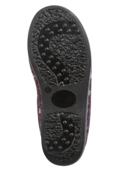 Warme Damen-Hausschuhe, Weite H, mit Wolle