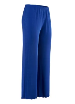 Weich fließende, 7/8-lange Hose