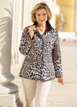 Wendejacke mit Druckerleiste