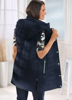 Weste mit abnehmbarer Kapuze