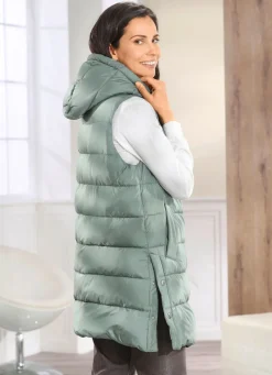 Weste mit fester Kapuze