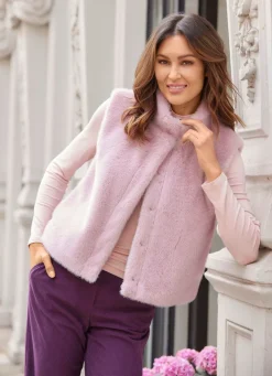 Weste mit Stehkragen